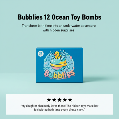 Bubblies 12 Ocean Toy Bombs
